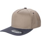 Tencel Curved Bill - KHAKI/D.GREY