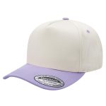 Tencel Curved Bill - TAN/LAVENDER