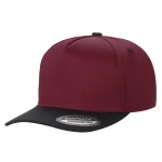 Tencel Curved Bill - WINE/BLACK