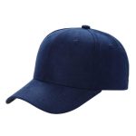 Suede Hat - 6 Panel - NAVY