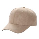 Suede Hat - 6 Panel - KHAKI