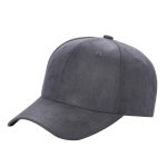 Suede Hat - 6 Panel - D.GREY