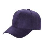 Suede Hat - 6 Panel - PURPLE