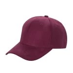 Suede Hat - 6 Panel - WINE