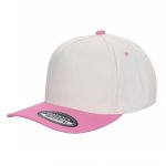Tencel Curved Bill - TAN/PINK