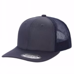 6 Panel Trucker Mesh Snapback - Charcoal