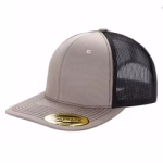 6 Panel Trucker Mesh Snapback - Khi/blk