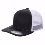 6 Panel Trucker Mesh Snapback - Blk/wht