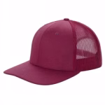 6 Panel Trucker Mesh Snapback - Wine