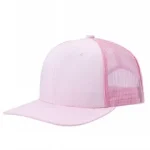 6 Panel Trucker Mesh Snapback - Pink